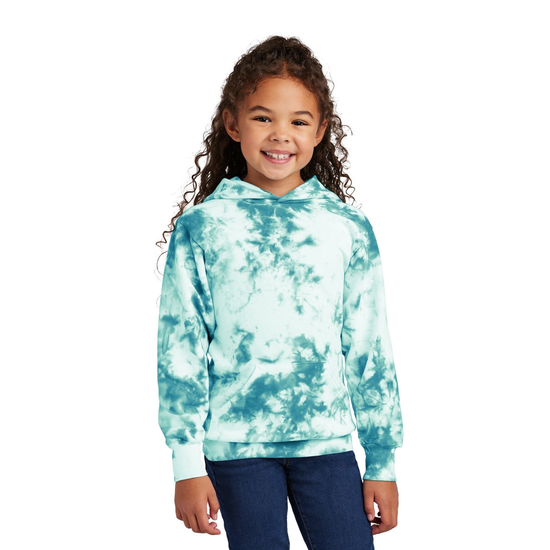 Port & Company-Port & Company® Youth Crystal Tie-Dye Pullover Hoodie PC144Y-MedTech-4
